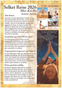 Flyer Selket Reise 2026
